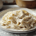 A rich and creamy Alfredo sauce