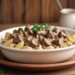 Beef Stroganoff with Potatoes Recipe