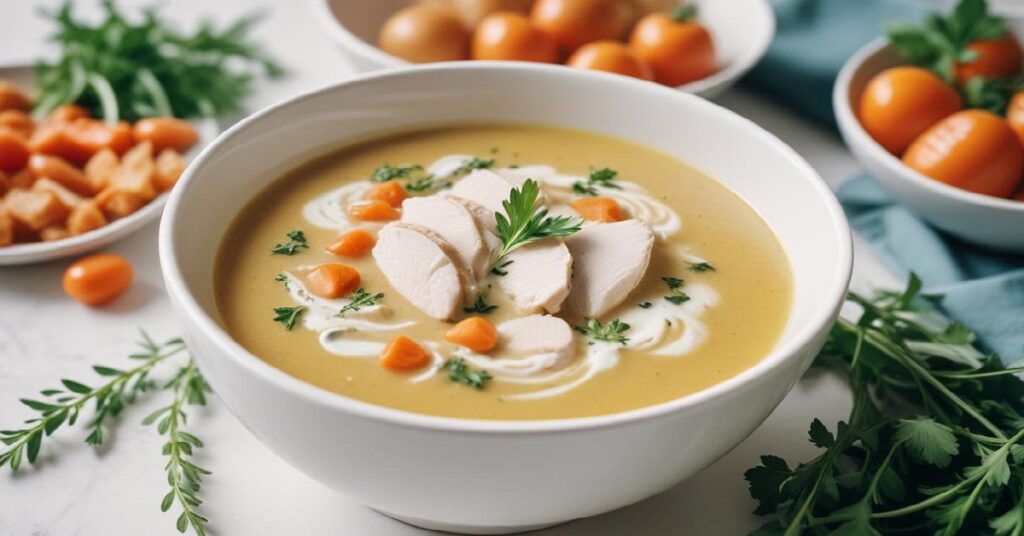 Easy chicken velvet soup recipe