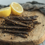 Homemade Lemon Pepper Beef Jerky