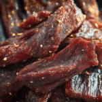 homemade beef jerky