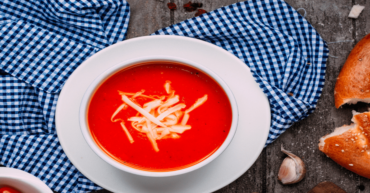 Is red pepper gouda soup healthy?