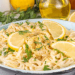 Lemon pepper pasta with chicken