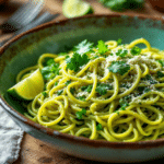 Roasted poblano pasta recipe