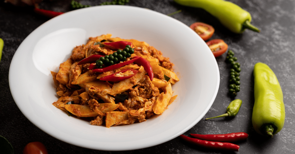 Simple butter chicken pasta