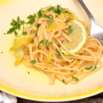 Why do people add lemon to pasta?