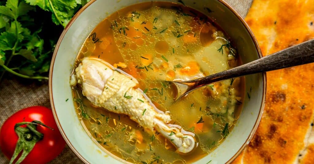 chicken drumstick soup