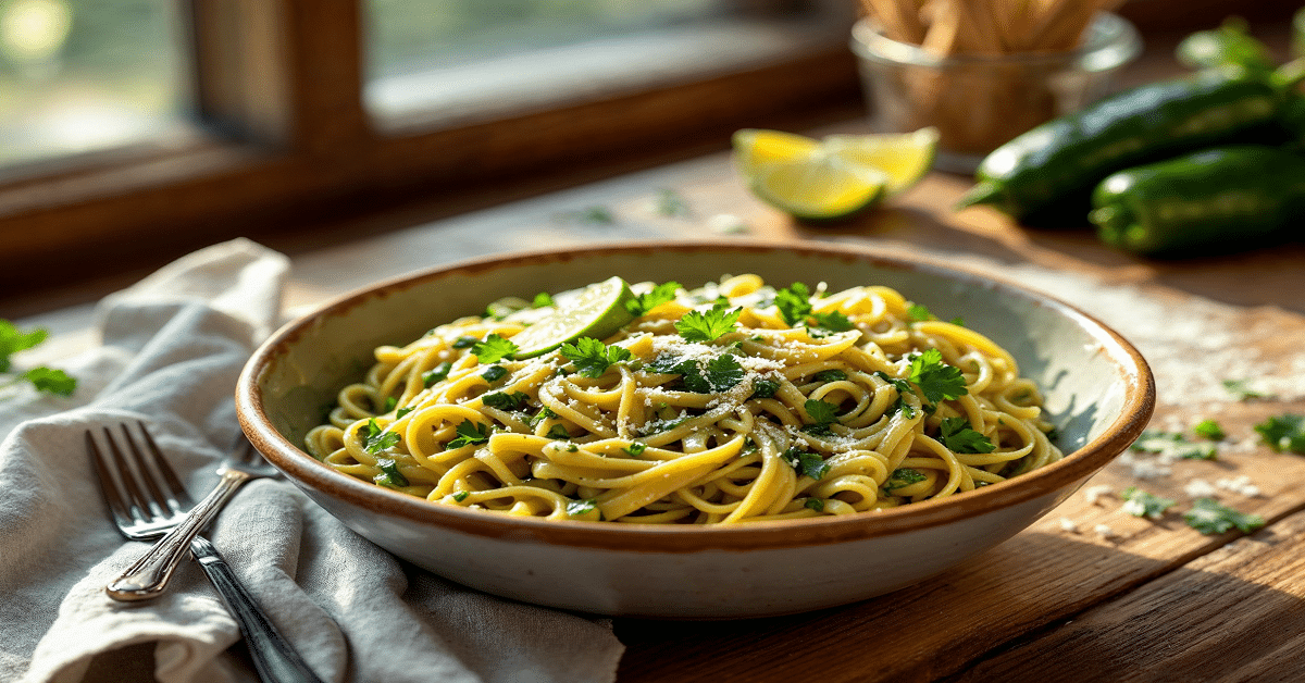 poblano pasta recipe