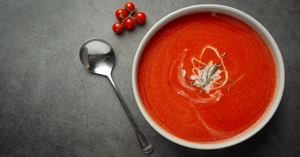 roasted red pepper gouda soup