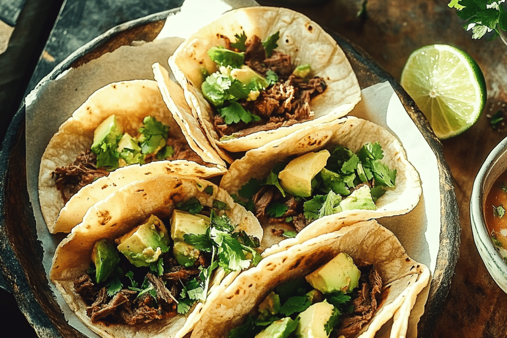 Close-up of sizzling carne asada fresh off the grill