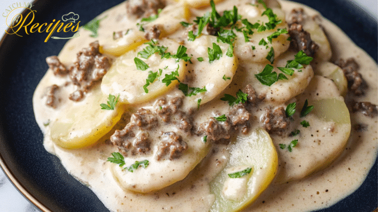 Beef Stroganoff With Potatoes Recipe