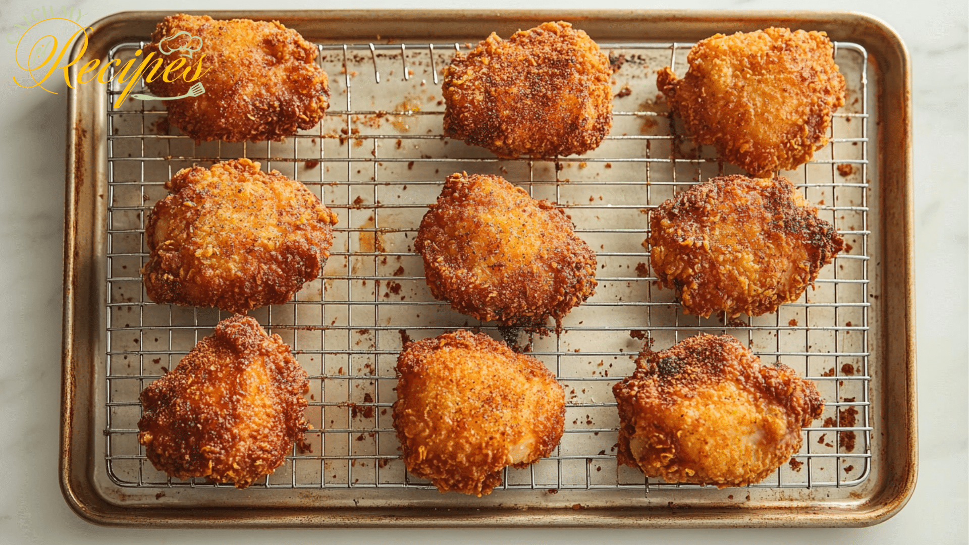 Final result of Buttermilk Chicken Thighs Recipe.