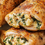 Final Result of Stuffed Chicken Thighs Recipe
